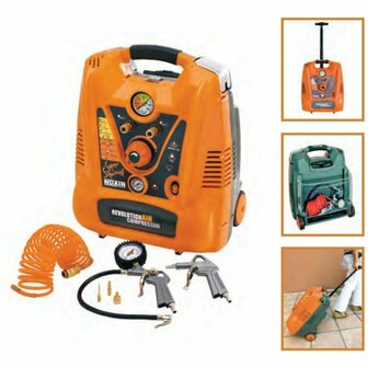 Luchtcompressor Revolution&#039;air Supersquirrel 1500 W 6 L 230 V 8 Bar