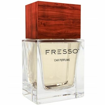 Auto Luchtverfrisser Fresso Bergamot Citroen Cederhout Sandelhout Peper Kardemom Witte Bloemen Vetiver 50 Ml