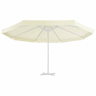 Vervangingsdoek voor parasol 500 cm zandkleurig