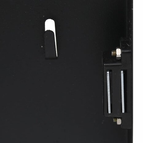 Sleutelkast met magneetbord 30x20x4 cm zwart