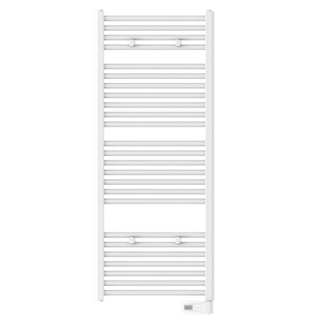 Badkamerradiator met timer 120x50x15 cm wit