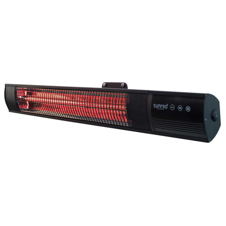Wandverwarmer Royal Diamond Dark 2000 W Rose Gold Carbon zwart