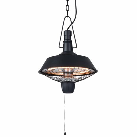 Hangende verwarmer Indus 2100 W halogeen zwart RSH16