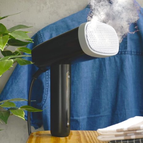 Kledingstomer compact 800 W zwart en wit