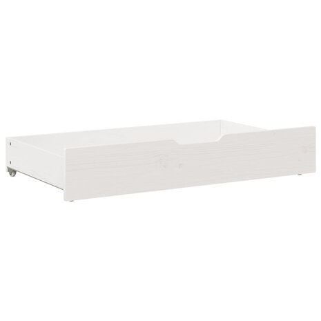Bedlades 2 st 95x55x16 cm massief grenenhout