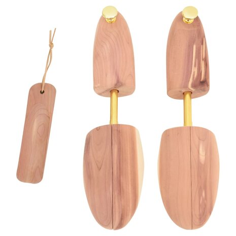 Schoenspanner met schoenlepel EU 39-41,5 massief cederhout