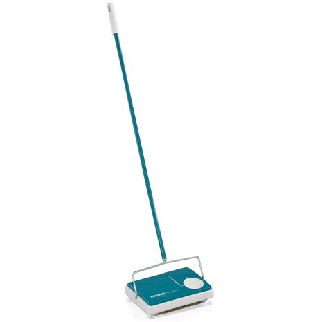 Tapijtveger Regulus turquoise en wit 11700