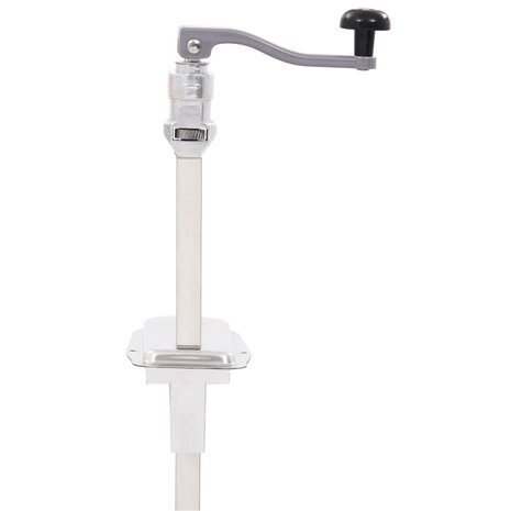 Blikopener 70 cm aluminium en roestvrij staal zilverkleurig