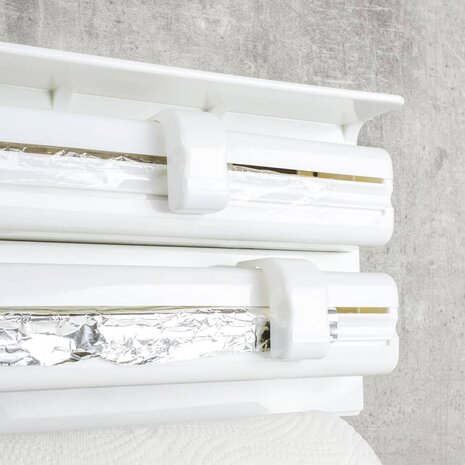 Rolhouder wandmontage wit