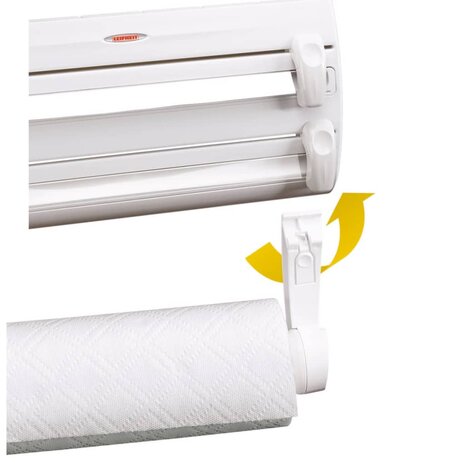 Rolhouder voor aan de muur Parat F2 wit 25771