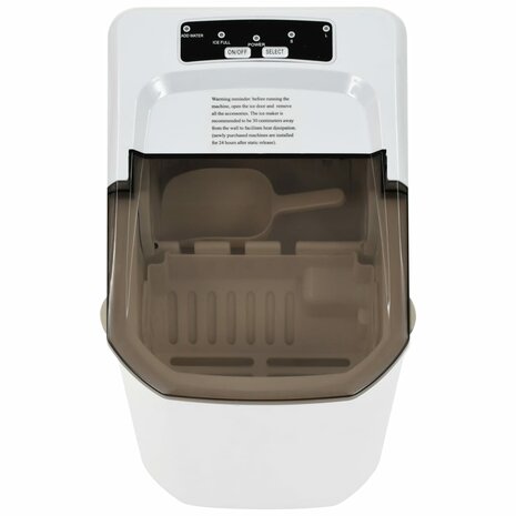 IJsblokjesmachine 1,4 L 15 kg/24 u wit