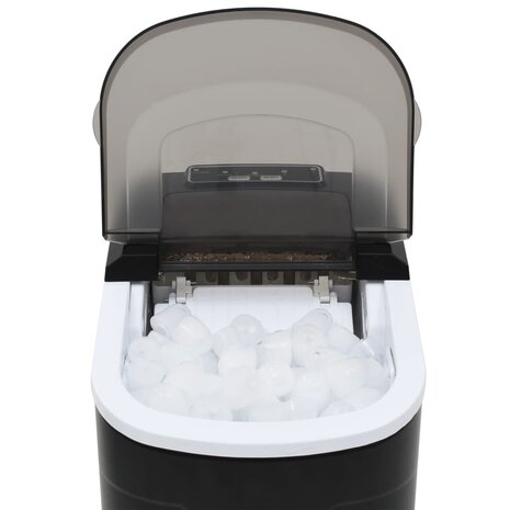 IJsblokjesmachine 2,4 L 15 kg/24 u zwart