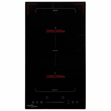 Inductiekookplaat Flexizone 2 kookzones aanraakbediening 3500 W