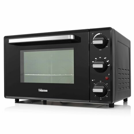 Heteluchtoven 1500 W 28 L zwart