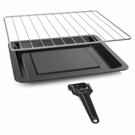 Heteluchtoven 1500 W 28 L zwart