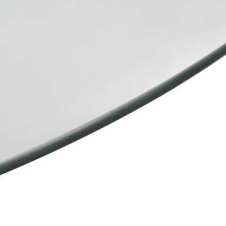 Serveerbord draaiend 60 cm gehard glas transparant