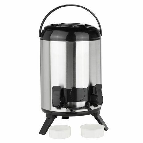 Thermoskan 9 L 23 cm zilverkleurig