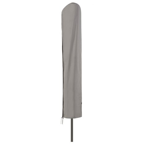 Hoes voor staande parasol 55x250 cm grijs
