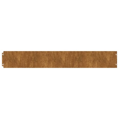 Gazonranden 10 stuks 15x103 cm flexibel cortenstaal