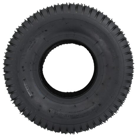 4-delige Kruiwagenband- en binnenbandset 15x6.00-6 4PR rubber
