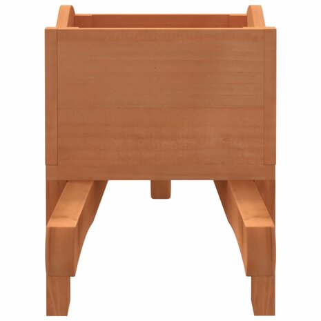 Plantenbakken kruiwagen 2 st 47x15x19 cm massief vurenhout