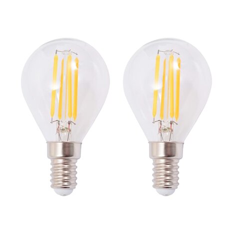 Wandlampen 2 st met LED 8 W