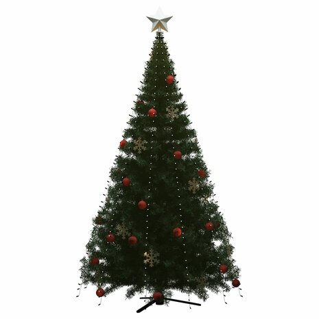 Kerstboomverlichting met 500 LED's koudwit binnen/buiten 500 cm