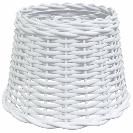 Plafondlampenkap Ø30x20 cm wicker wit