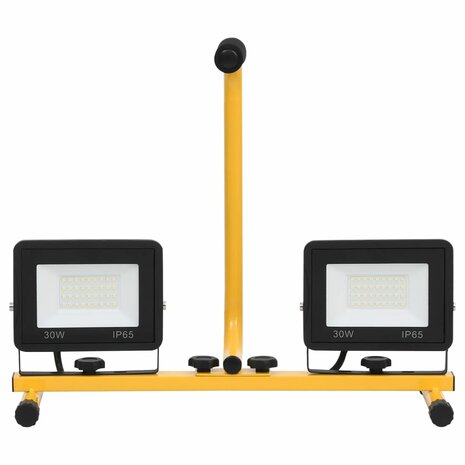 Spotlight met handvat LED 2x30 W koudwit