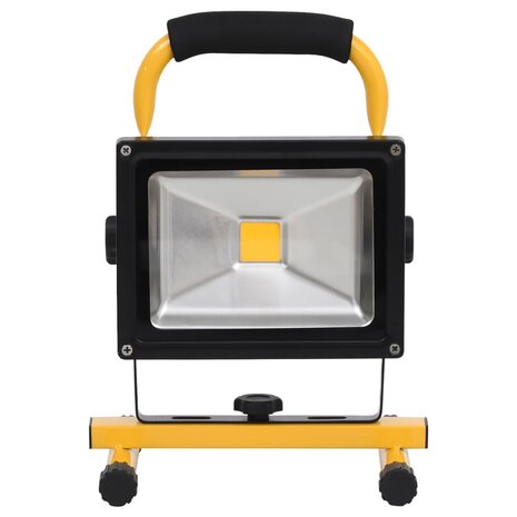 Spotlight met handvat oplaadbaar LED 30 W warmwit