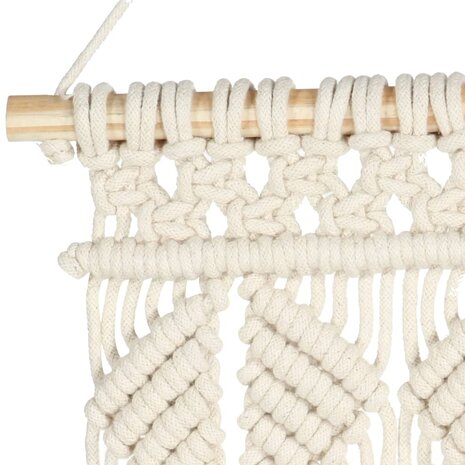 Wandhanger macramé 40x80 cm katoen