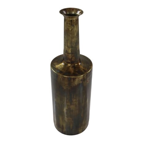 Vaas Bergamo medium 20x65 cm goudkleurig