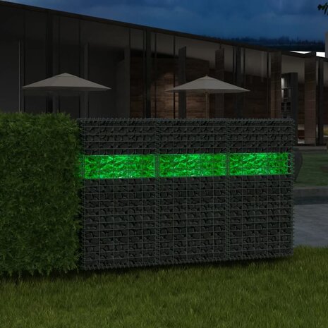 Gabion stenen 25 kg groen 60-120 mm glas