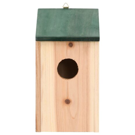 Vogelhuisjes 4 st 12x12x22 cm hout