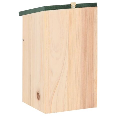 Vogelhuisjes 4 st 12x12x22 cm hout