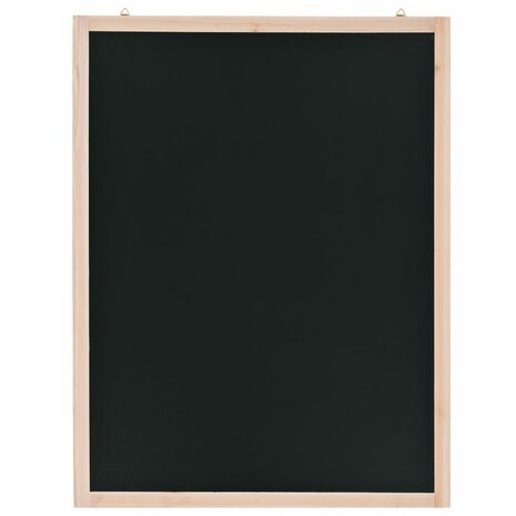 Krijtbord voor aan de wand 60x80 cm cederhout