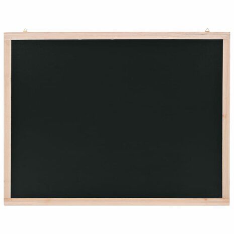Krijtbord voor aan de wand 60x80 cm cederhout