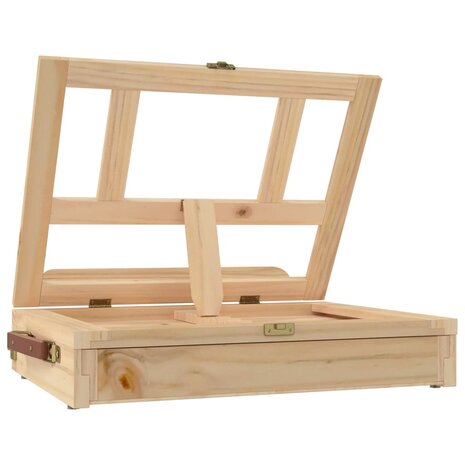 Tafelezel met lade 33,5x25,5x7 cm massief grenenhout