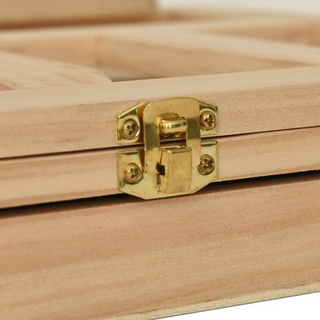 Tafelezel met lade 33,5x25,5x7 cm massief grenenhout