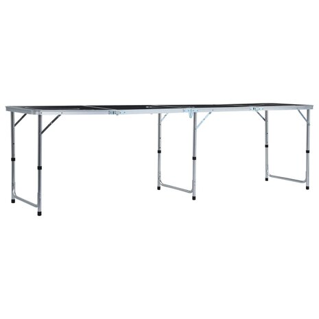 Bierpongtafel met bekers en ballen inklapbaar 240 cm
