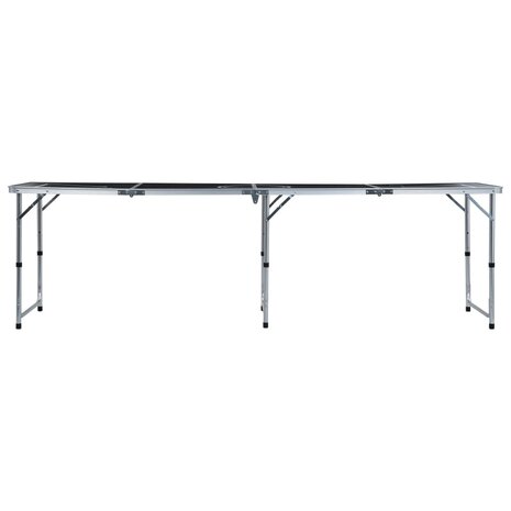 Bierpongtafel met bekers en ballen inklapbaar 240 cm