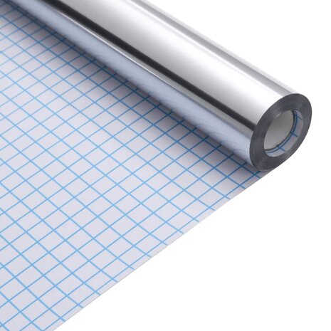 Meubelfolies zelfklevend 90x500 cm PET zilverkleurig