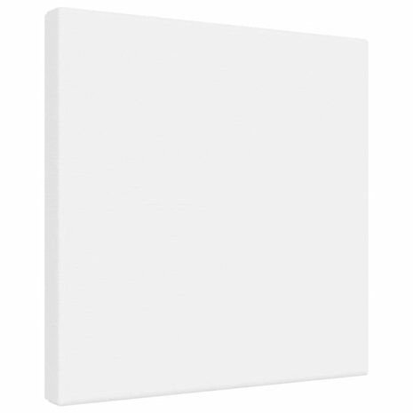Canvasdoeken 12 st stof en massief grenenhout wit