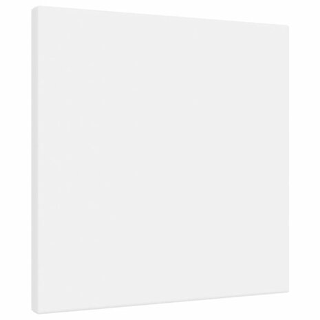 Canvasdoeken 12 st stof en massief grenenhout wit