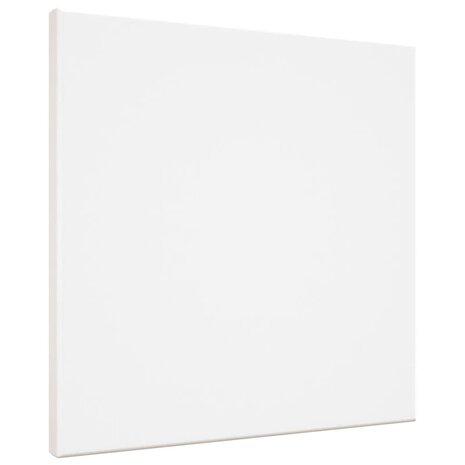 Canvasdoeken 12 st stof en massief grenenhout wit