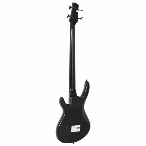 Basgitaar voor beginners elektrisch met tas 4/4 46&quot; zwart