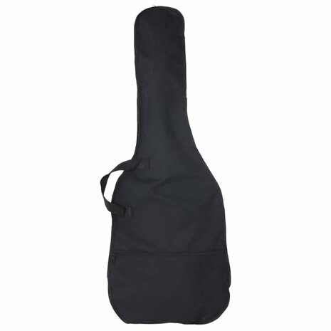 Basgitaar voor beginners elektrisch met tas 4/4 46&quot; zwart