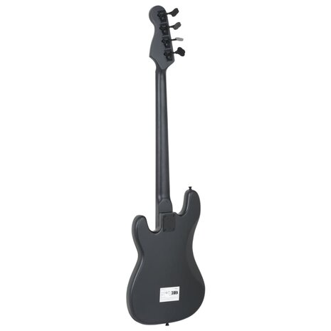 Basgitaar voor beginners elektrisch met tas 4/4 46&quot; zwart