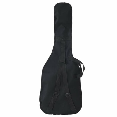 Basgitaar voor beginners elektrisch met tas 4/4 46&quot; zwart