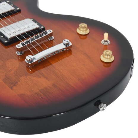 Gitaar voor beginners elektrisch met tas 4/4 39&quot; zwart
